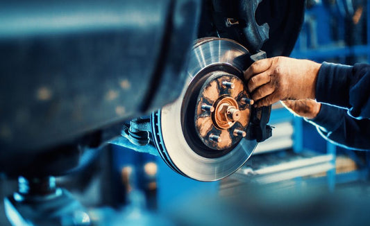 brake pads on car